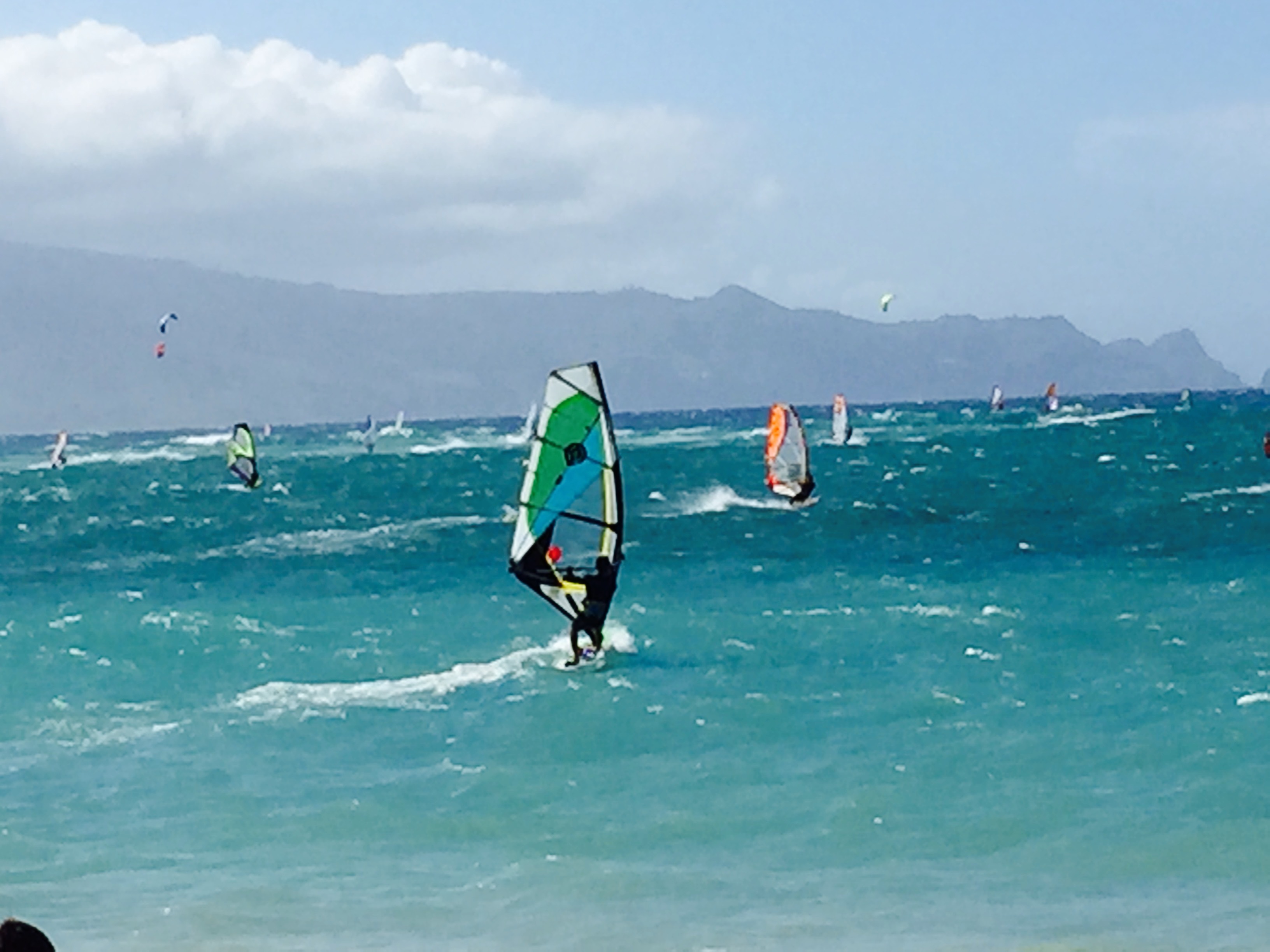 Maui's North Shore Windsurfing at Hookipa Beach Maui N