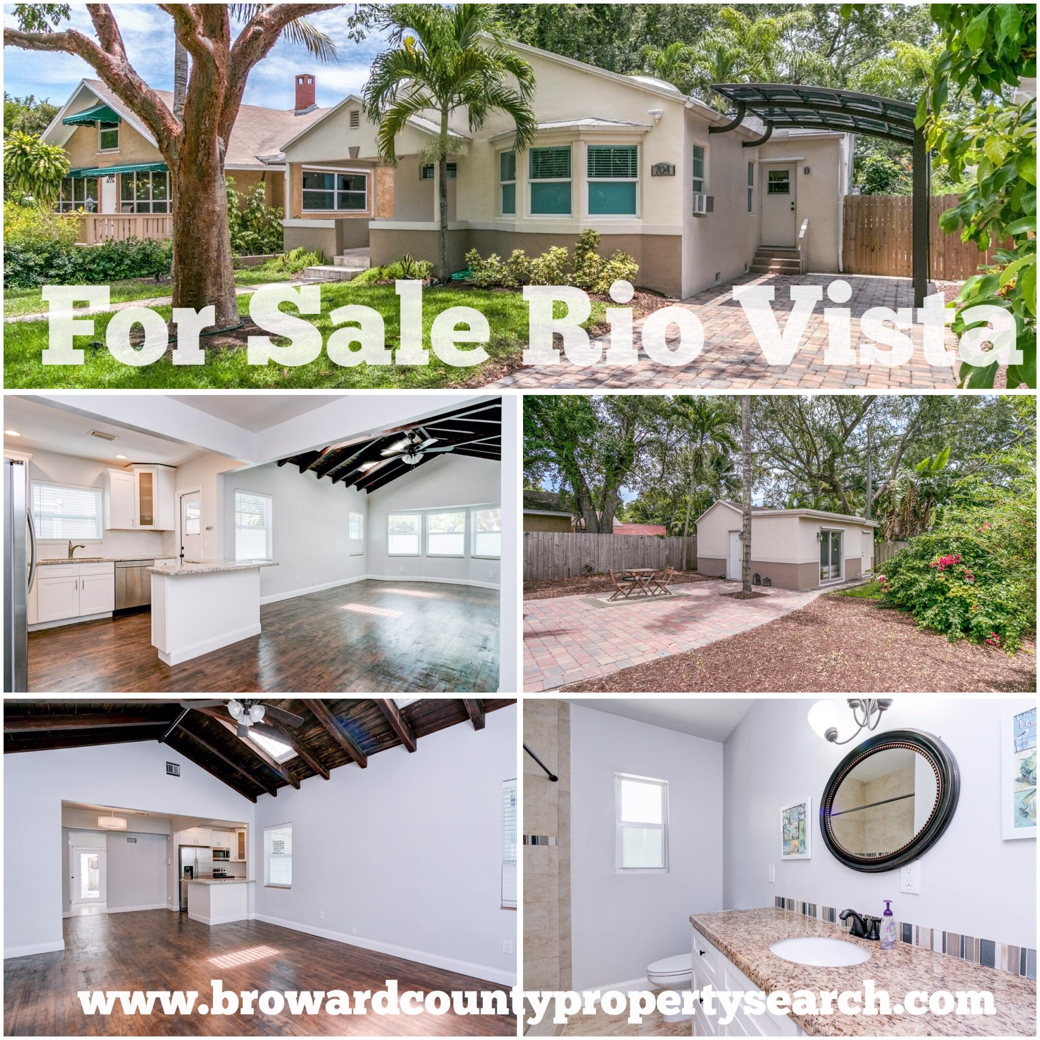 3 bed 2 bath + Guesthouse For Sale Rio Vista Fort Laude