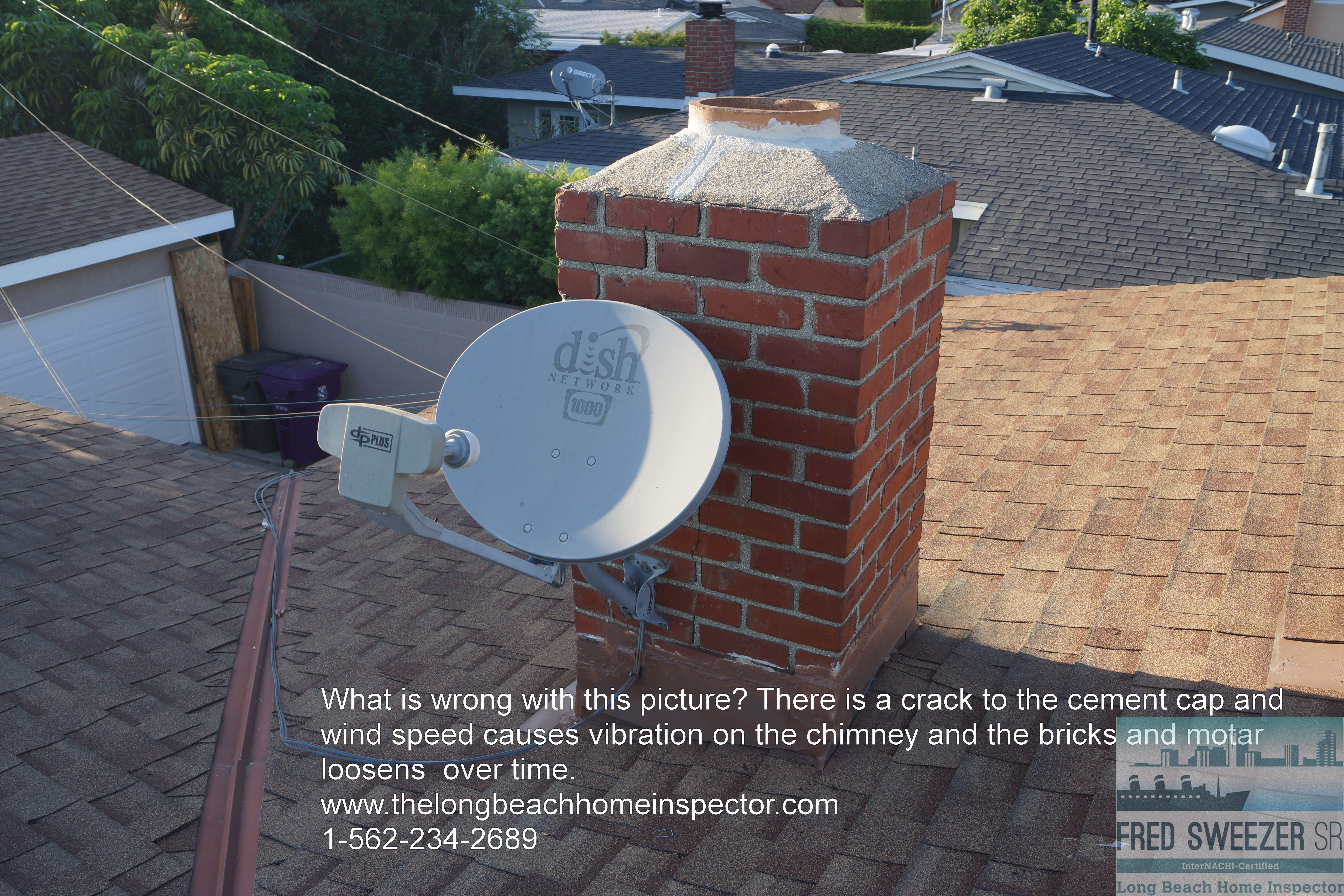 Chimney is the wrong place to local TV Antennas