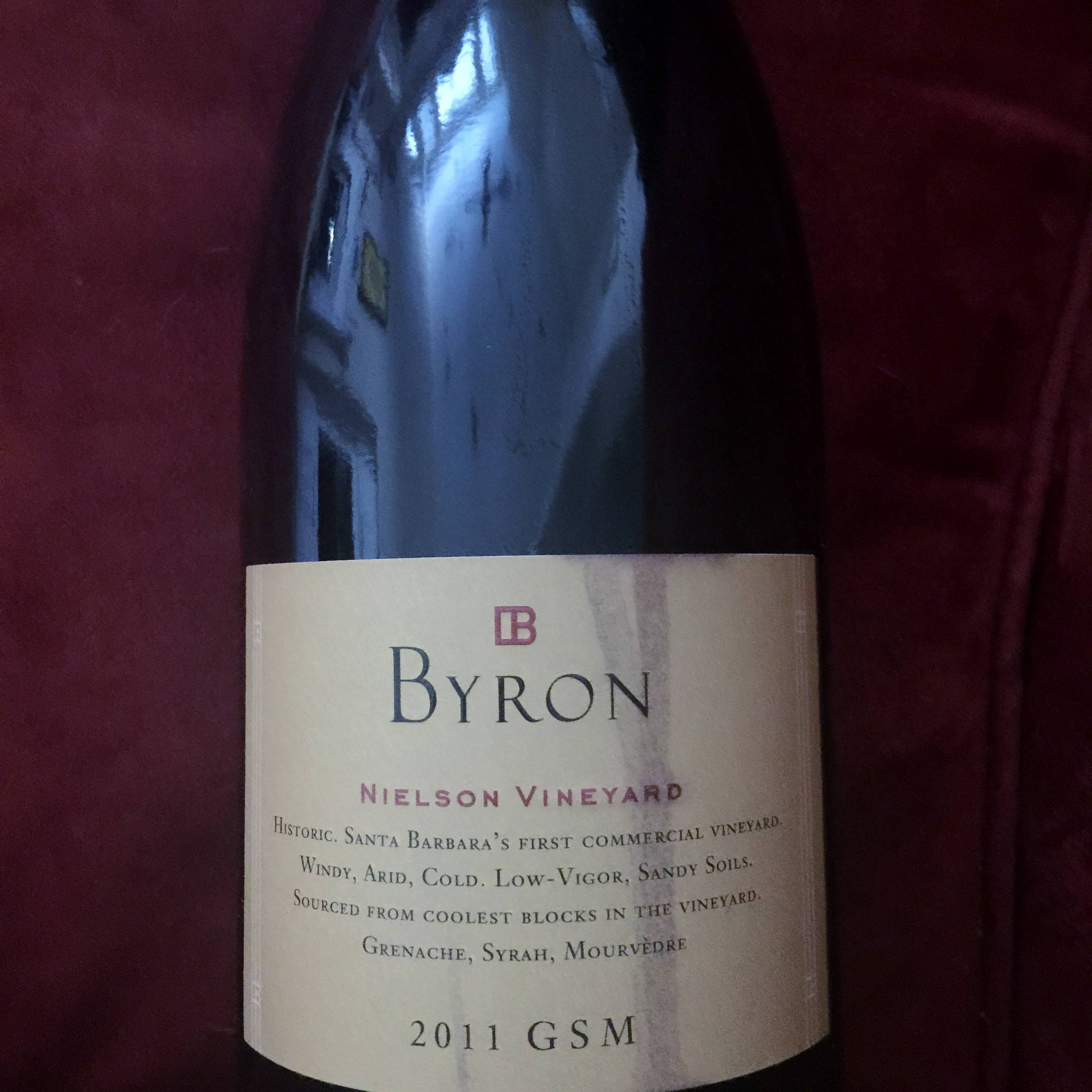 Weekend Wine Review Byron Nielson Vineyard 2011 GSM