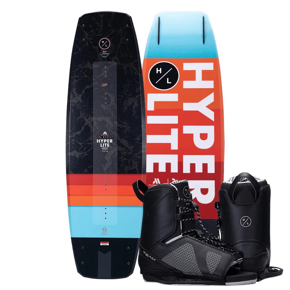 Hyperlite 2024 Murray Pro Wakeboard Team OT Bindings