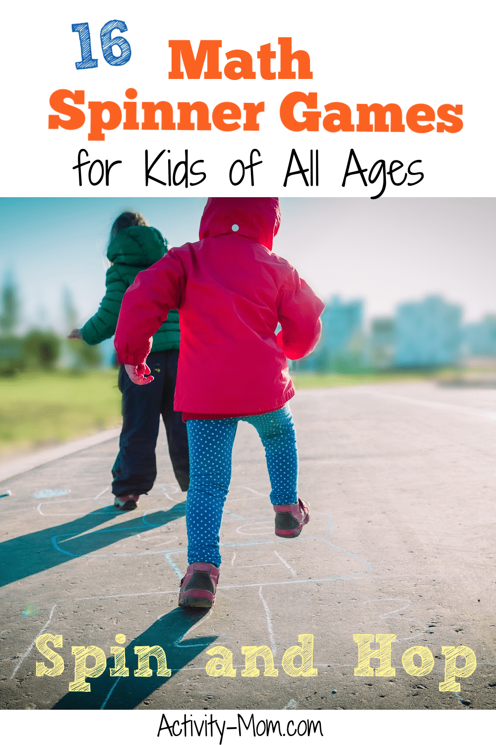 Math Spinner Activities and Games The Activity Mom