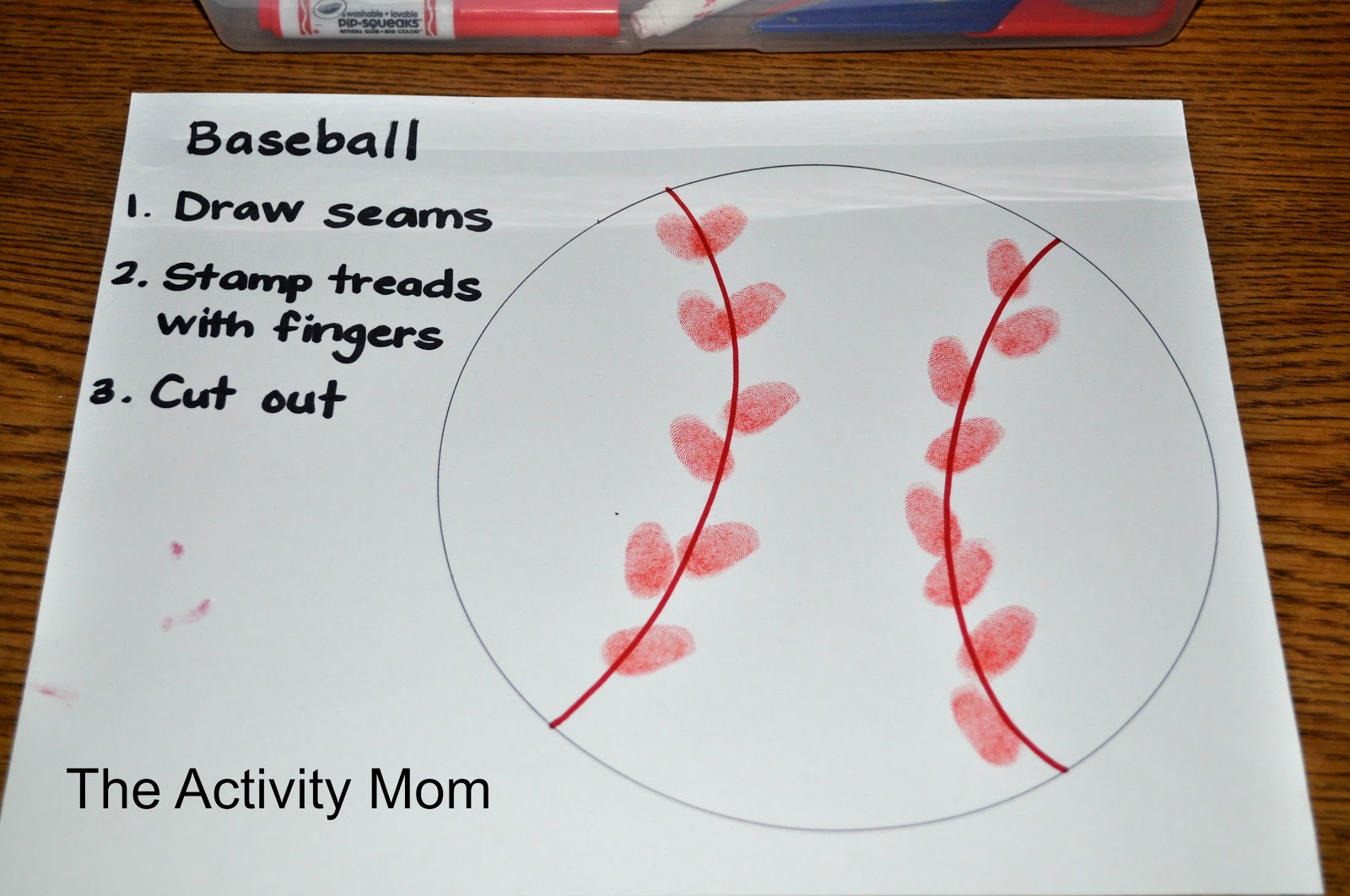 The Activity Mom Baseball Craft The Activity Mom