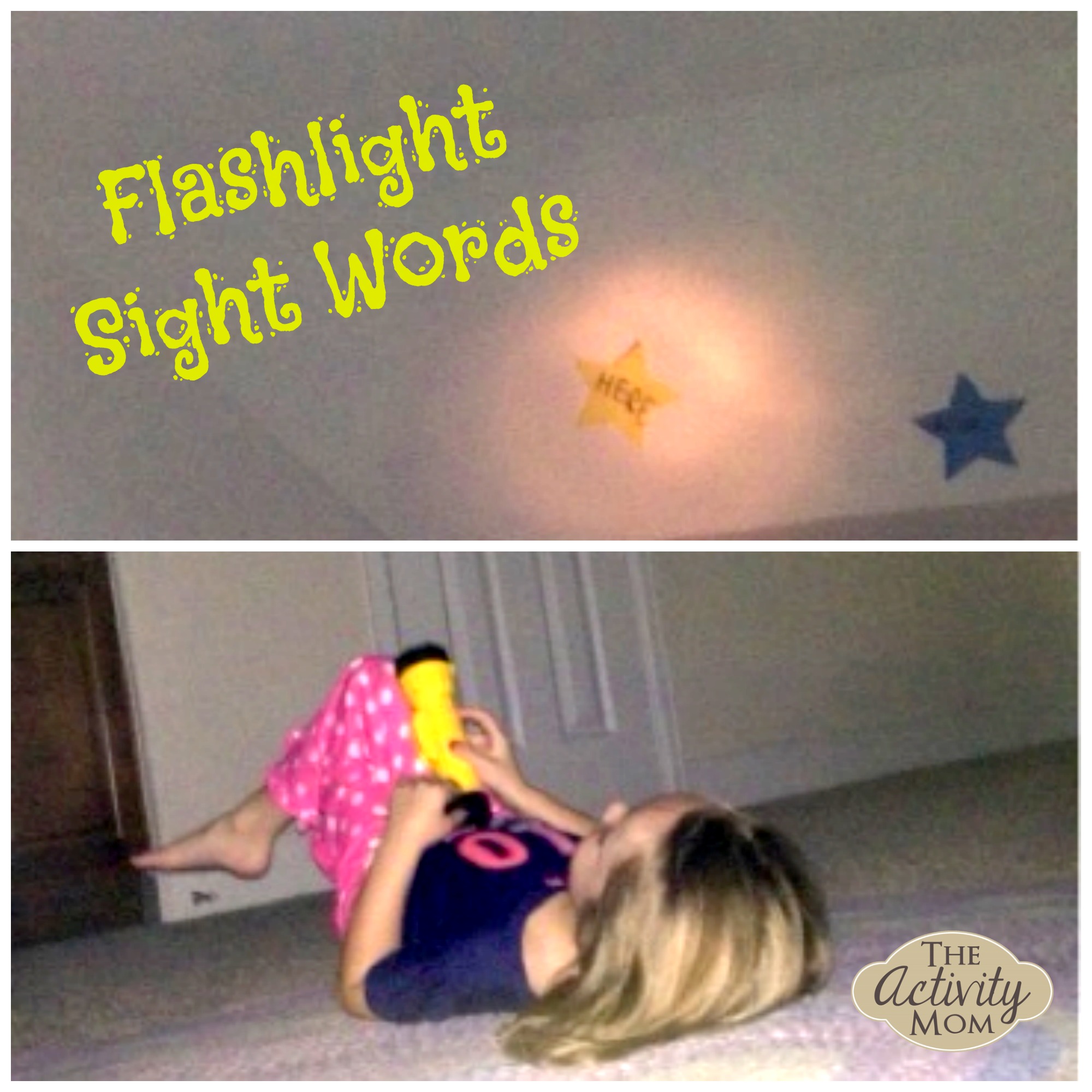 The Activity Mom Flashlight Sight Words The Activity Mom