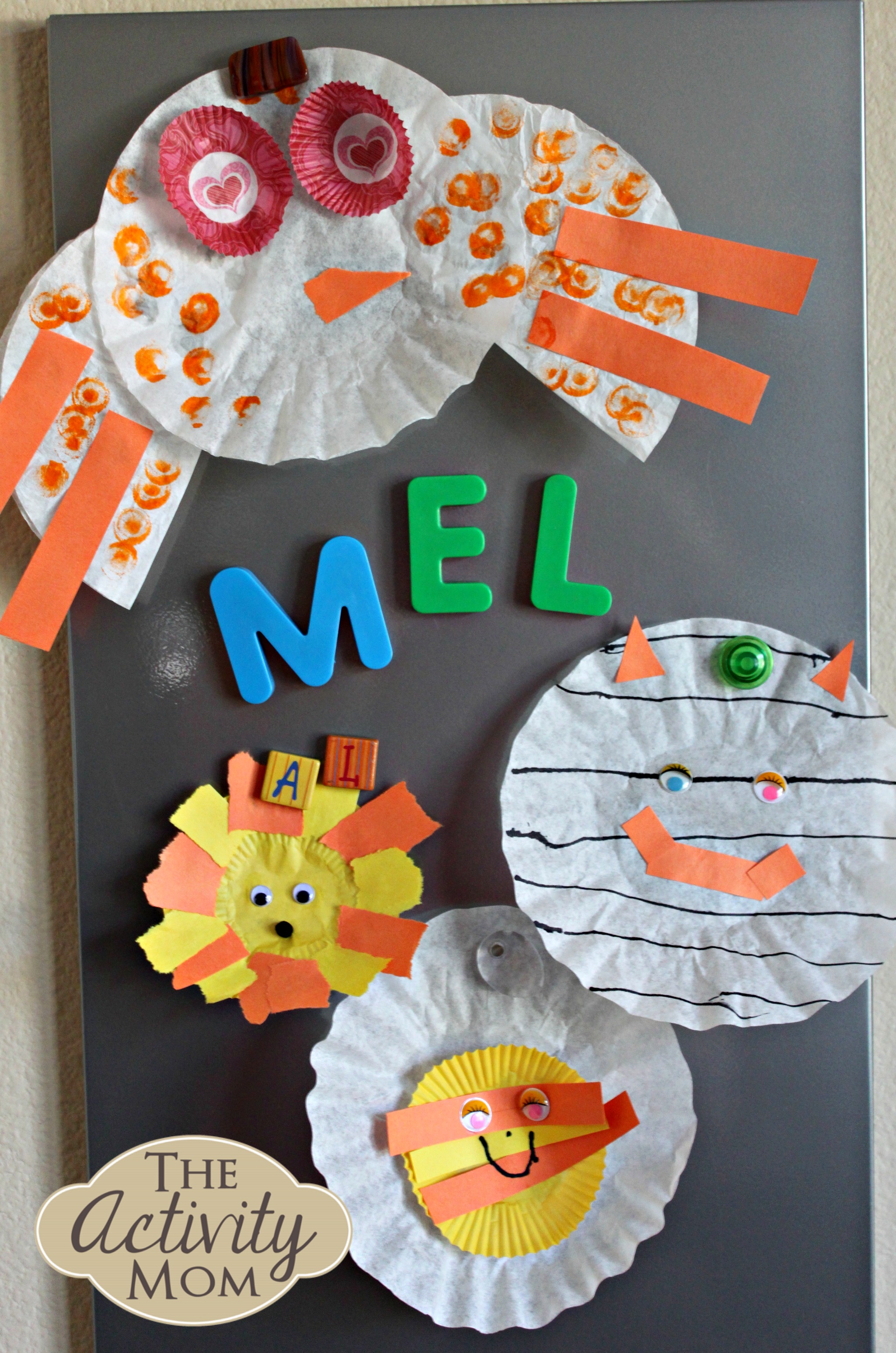 Coffee Filter Animal Crafts The Activity Mom