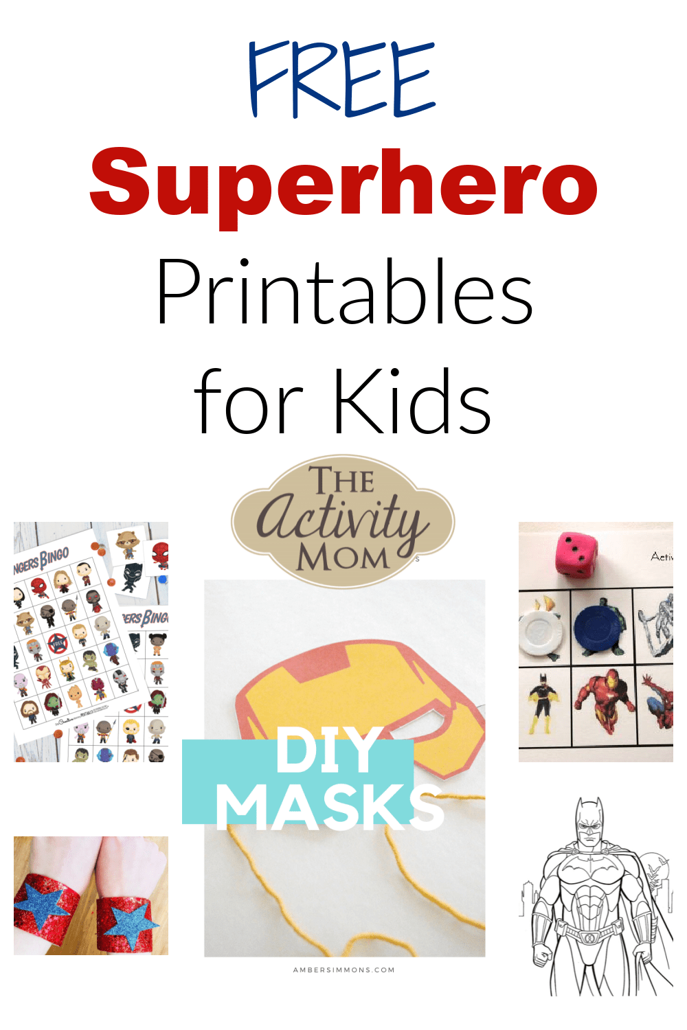 FREE Superhero Printables and Activities for Kids - The Activity Mom