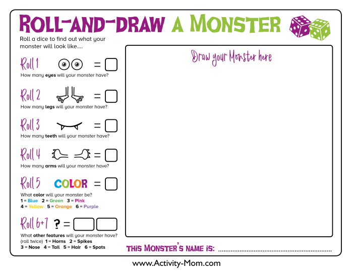 What did the 800lb monster worksheet answers