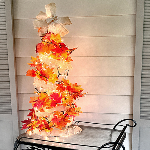 Fall Tomato Cage Tree Activity Connection