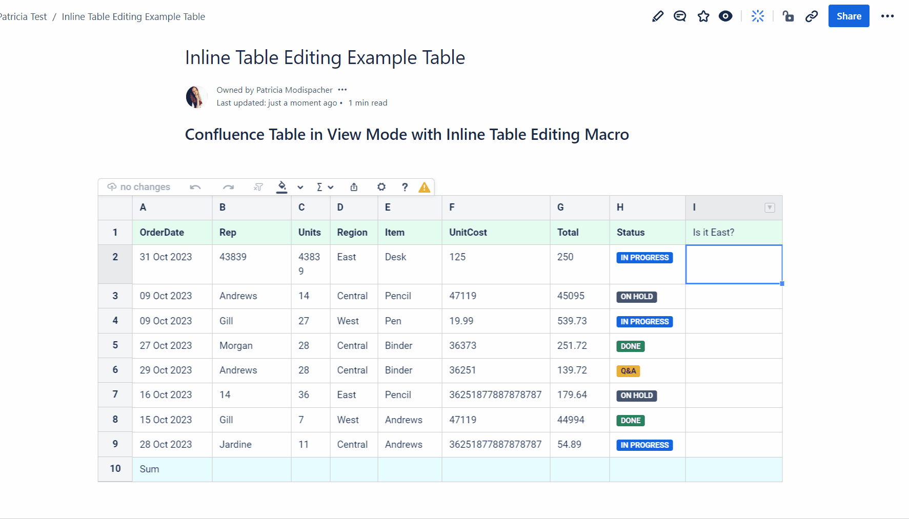 How to use Excel IF functions in Confluence Actonic Unfolding your