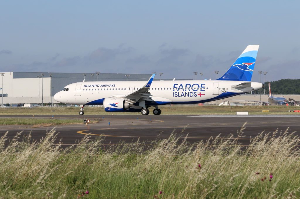Premier vol pour le 2e Airbus A320neo Atlantic Airways