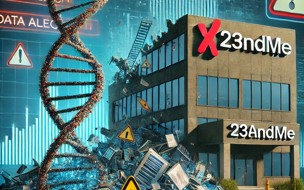 23andMe se declara en bancarrota tras una grave filtración de datos genéticos
