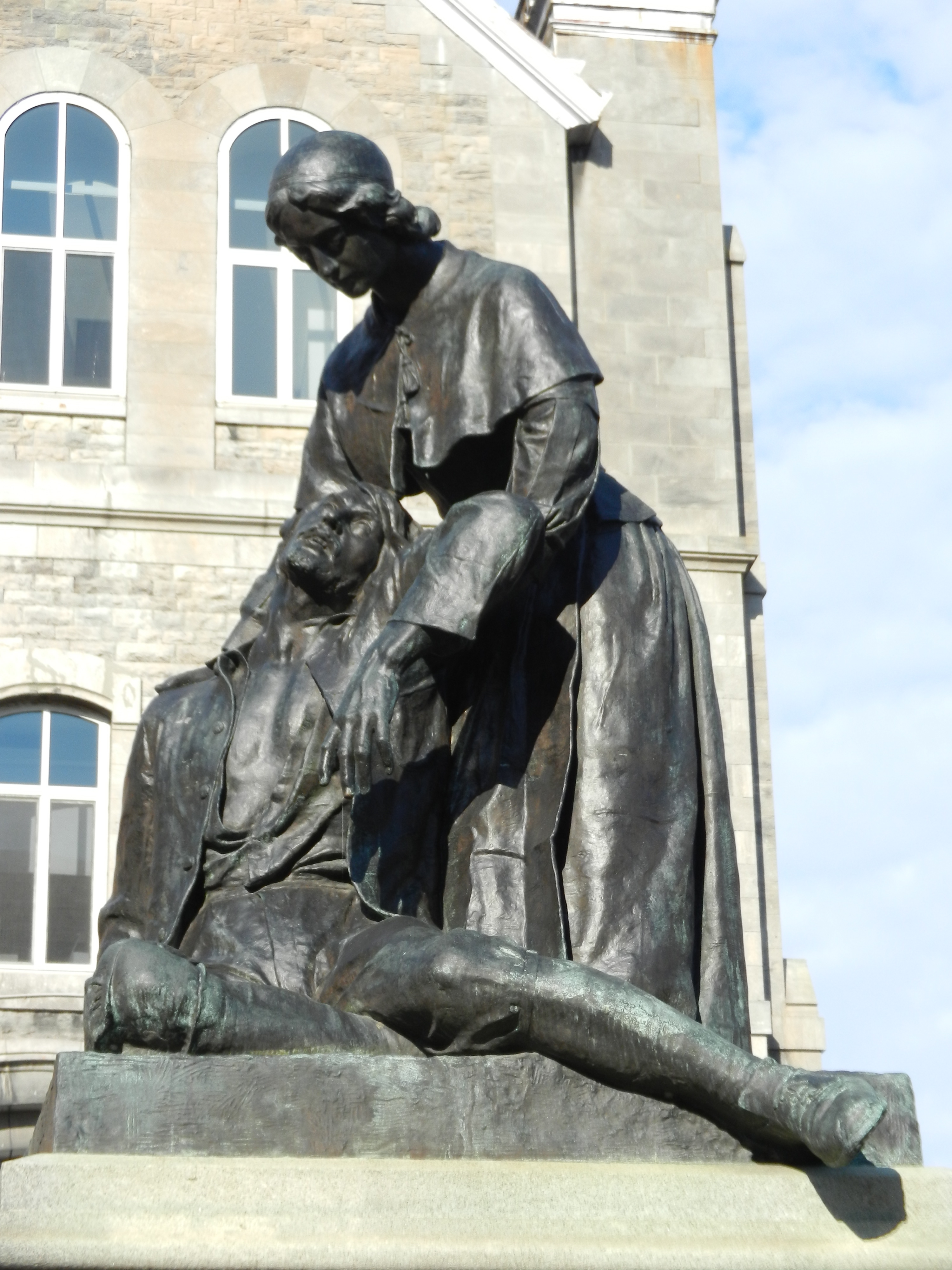 Statue of Jeanne Mance Actuarial Eye