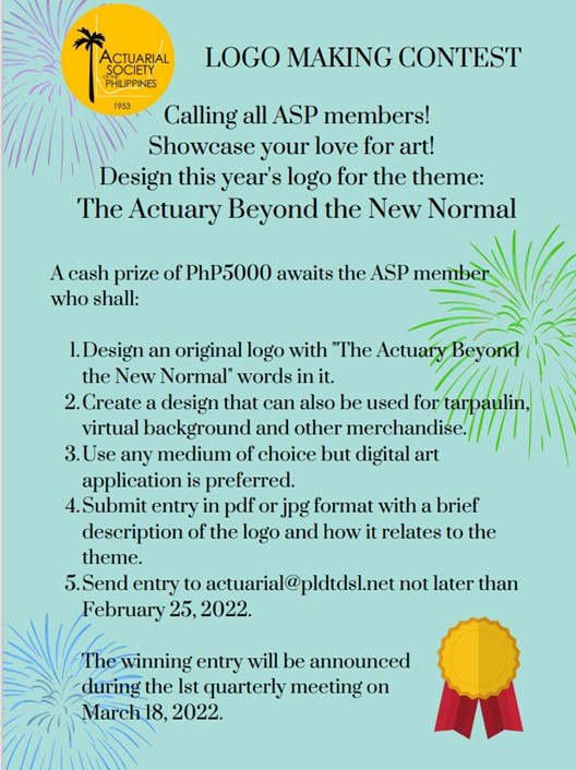 Logo Making Contest Actuarial Society of the Philippines