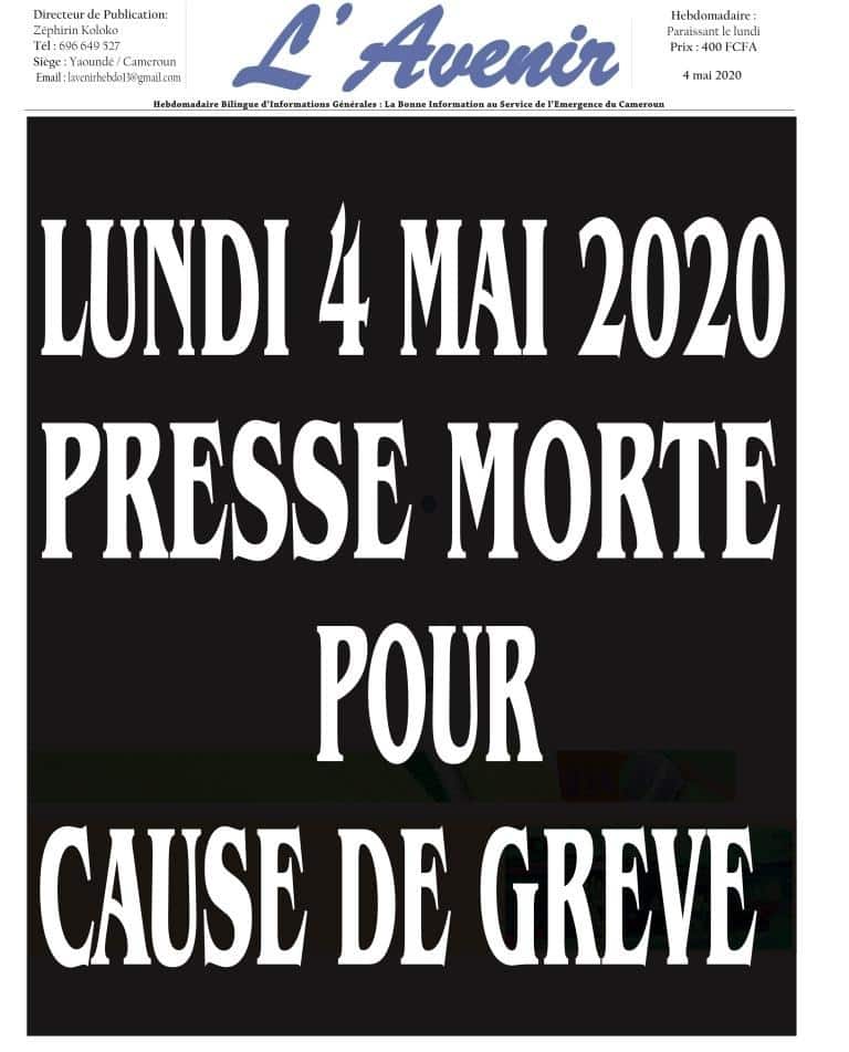 Kiosque quelques titres de ce lundi 4 Mai 2020