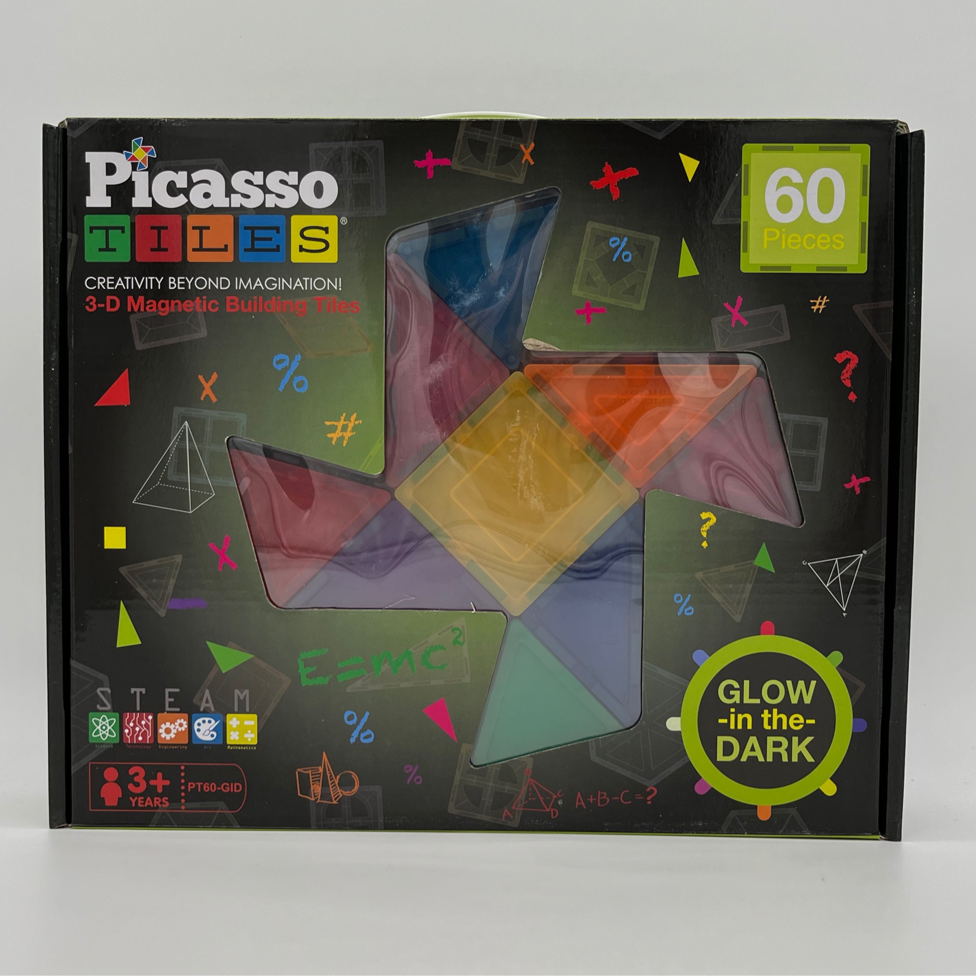 Picasso tiles 60pc Glow in the Dark set Act Your Age (or don't)