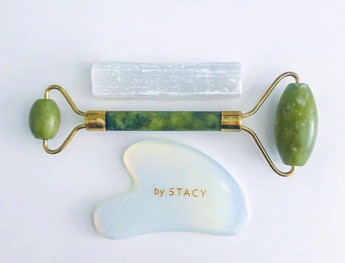 GUA SHA vs JADE ROLLING Acu Glow by Stacy