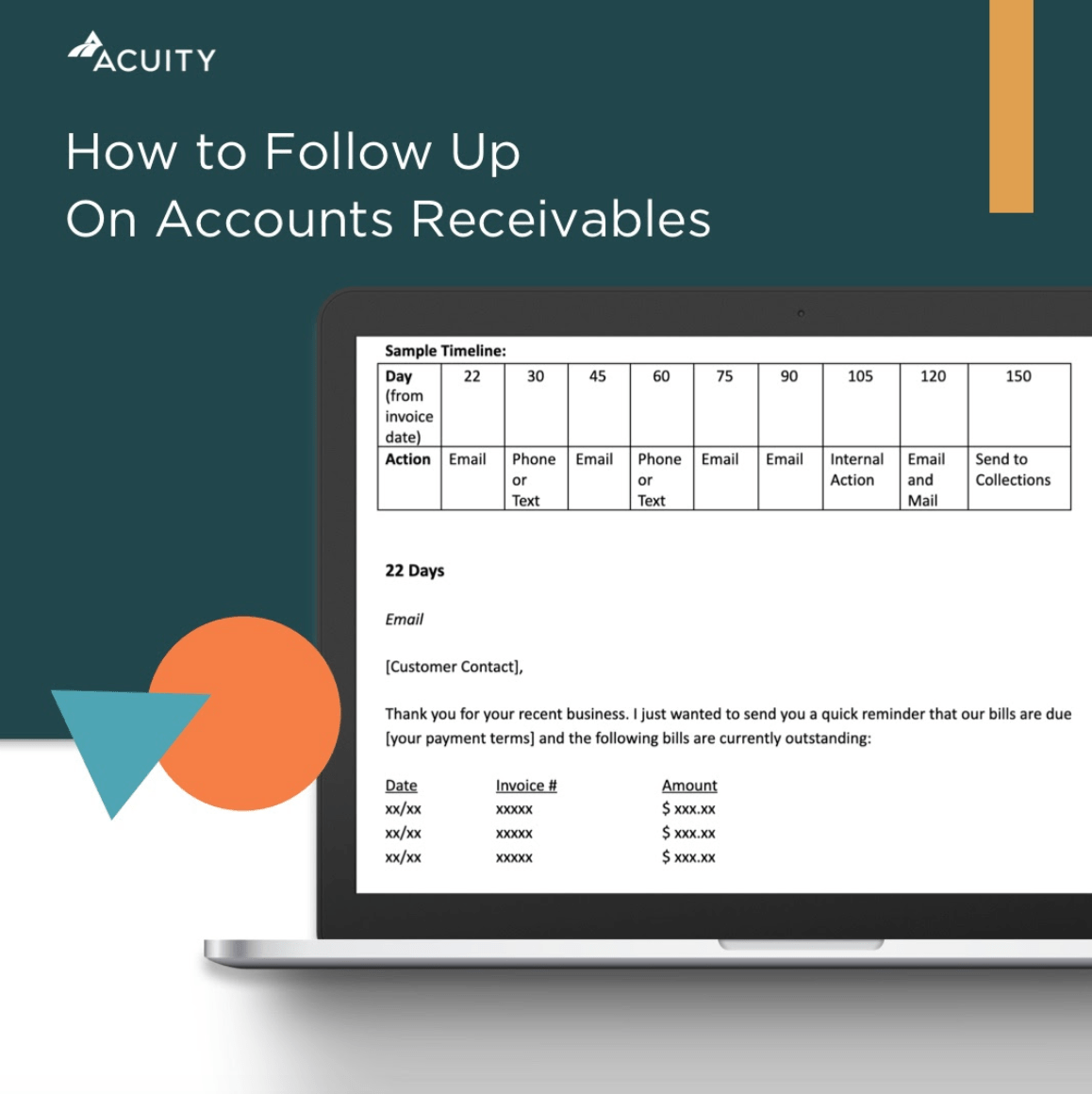 How To Follow Up On An Outstanding Invoice Acuity