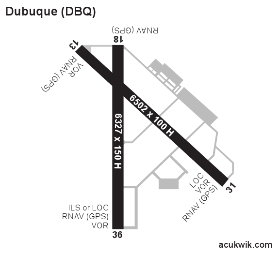 KDBQ/Dubuque Regional General Airport Information