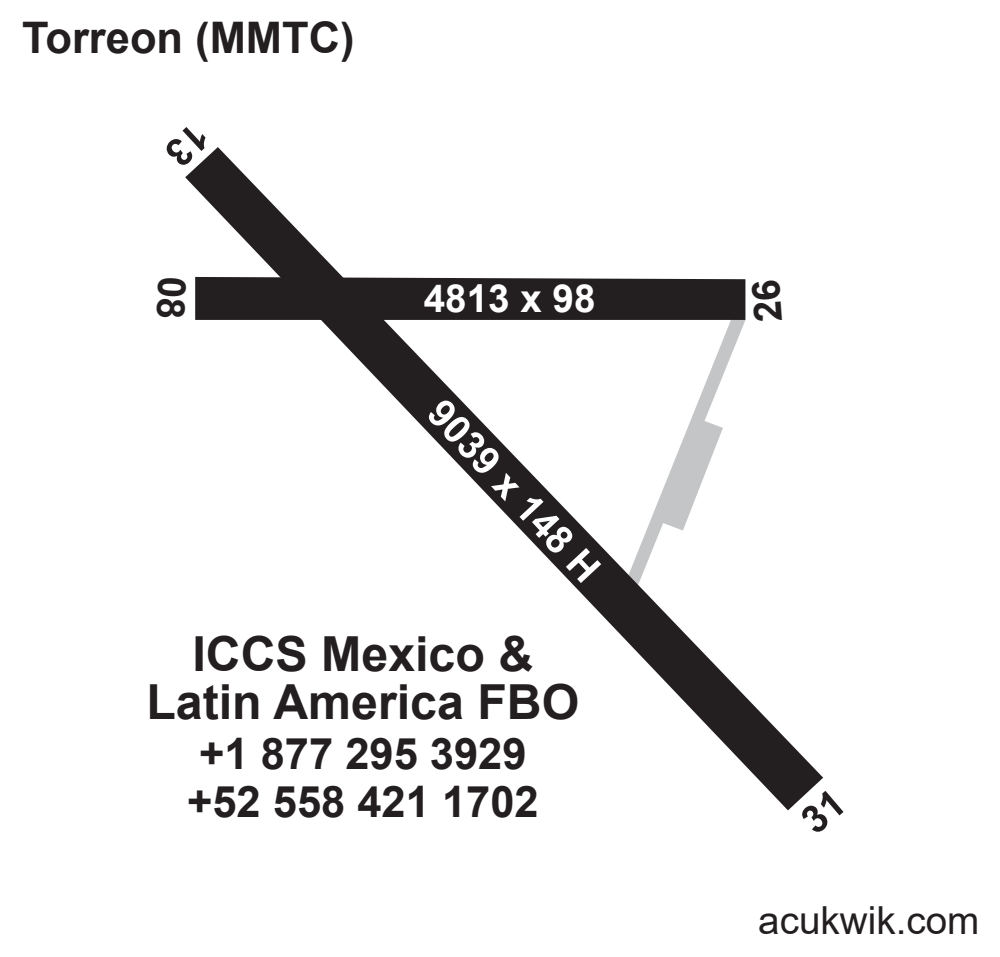 MMTC/Torreon/Francisco Sarabia International General Airport Information