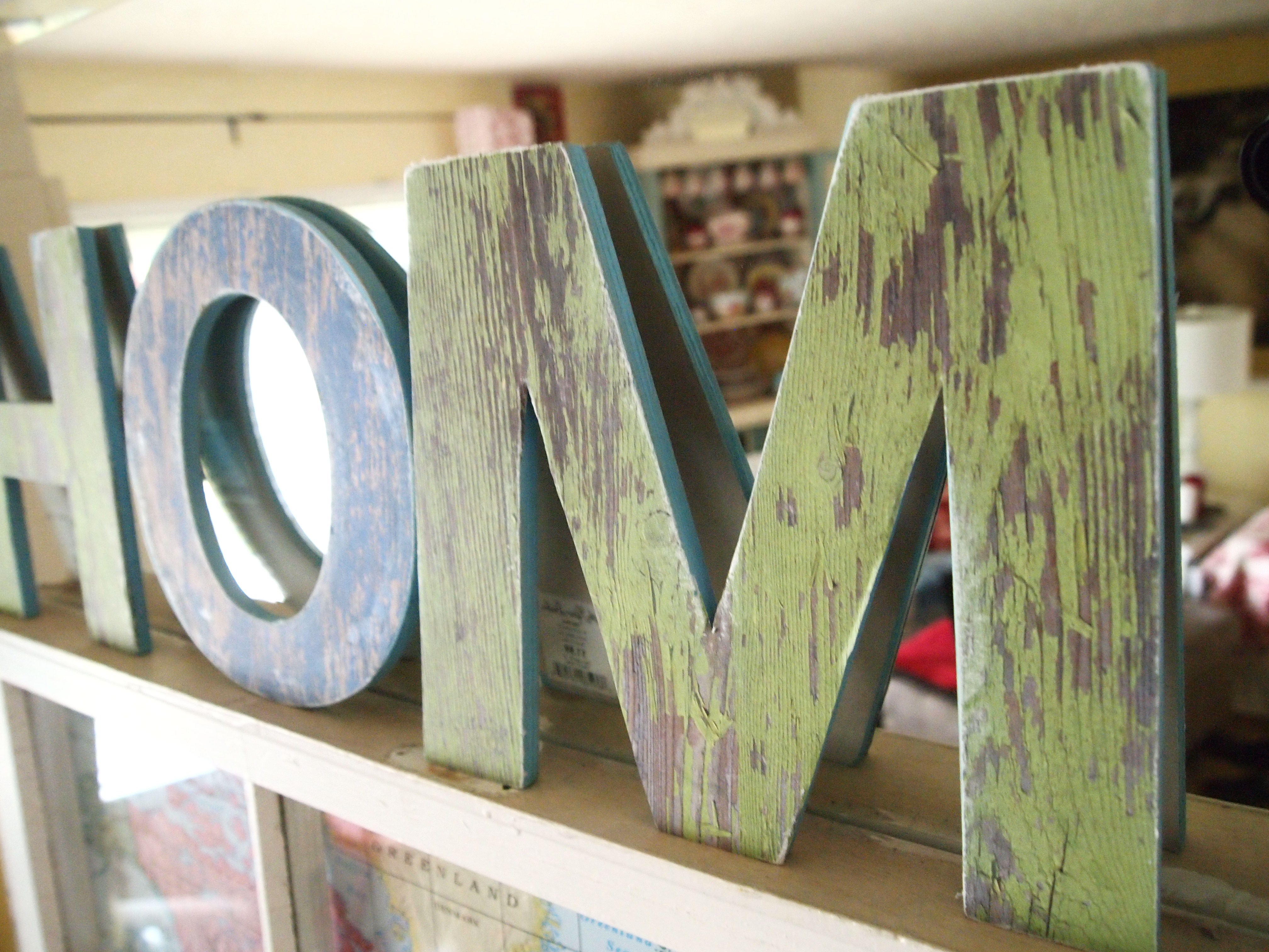 Faux Barnwood Letters A Cultivated Nest