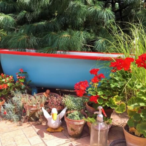 Using An Old Bathtub As A Container In Your Garden A Cultivated Nest