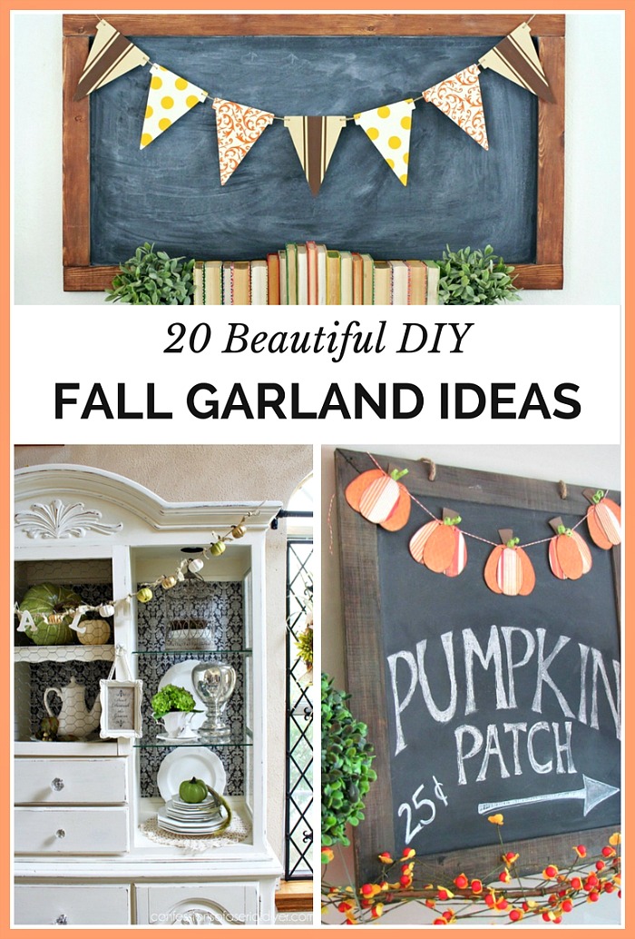 DIY Fall GarlandsBeautiful Fall Home Decor Ideas