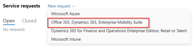 Support for Microsoft Dynamics 365 and Microsoft.