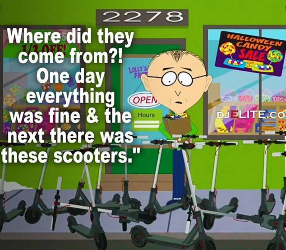 Electric Scooters EVERYWHERE The Journal of A_C_Unit