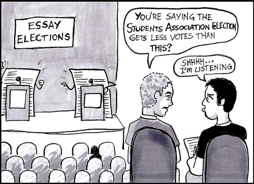 Cartoon Essay elections Optimist