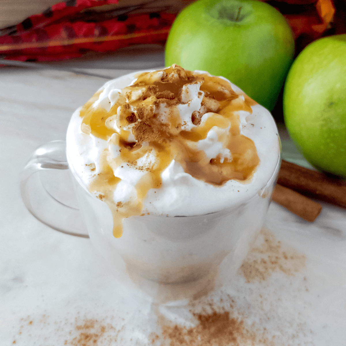 Homemade Apple Crisp Macchiato (with Oat Milk Option!) A Cup Every Day