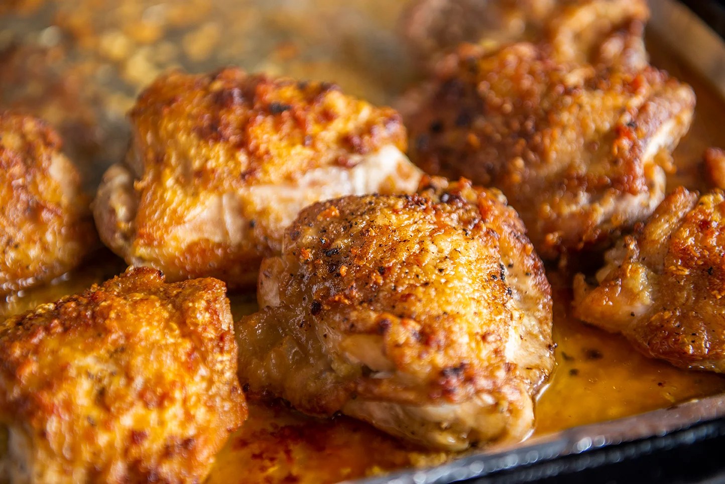 Garlic Butter Roasted Chicken Thighs A Cup Of Cream