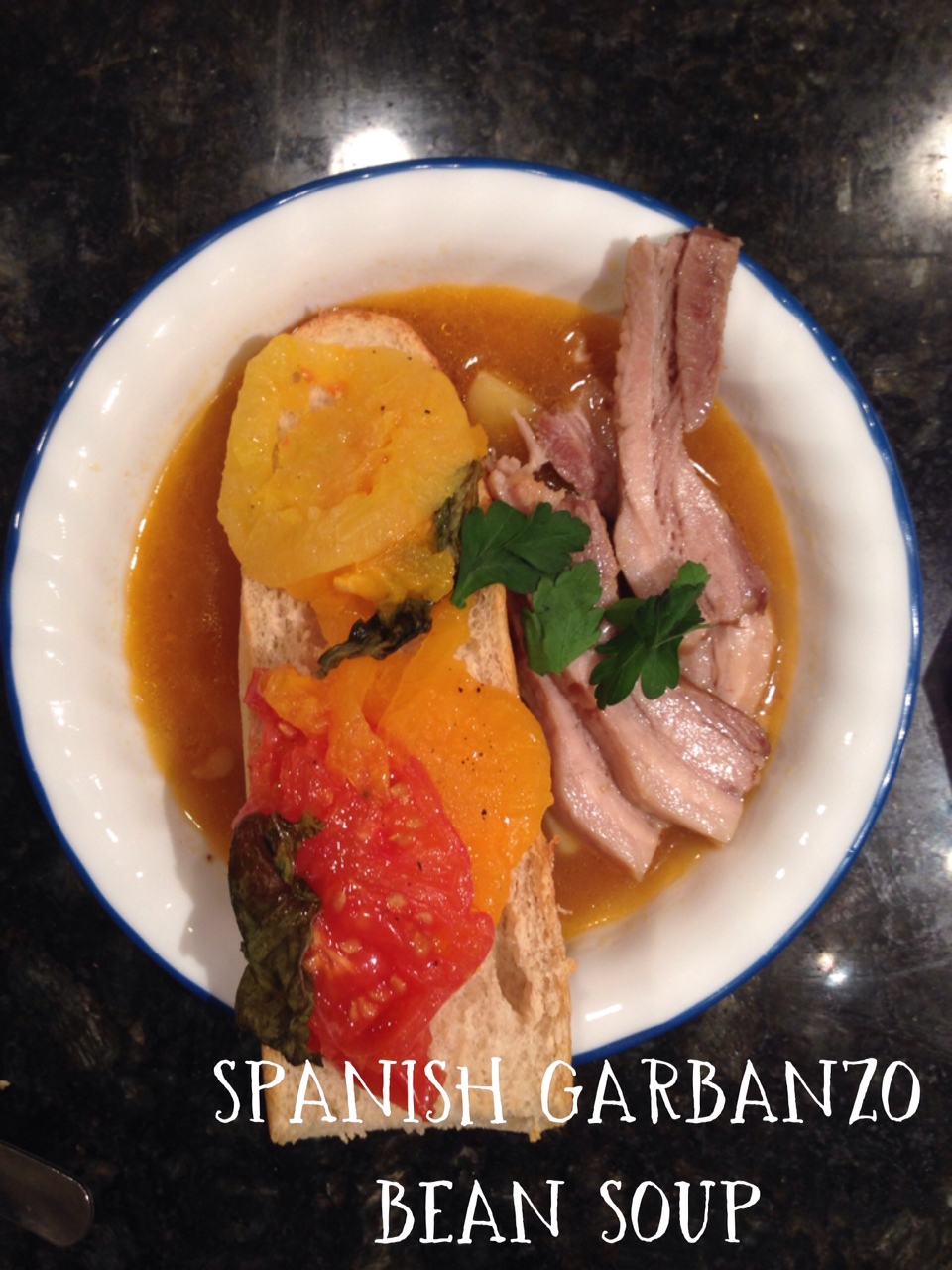 spanish garbanzo bean stew a cup of jeaux