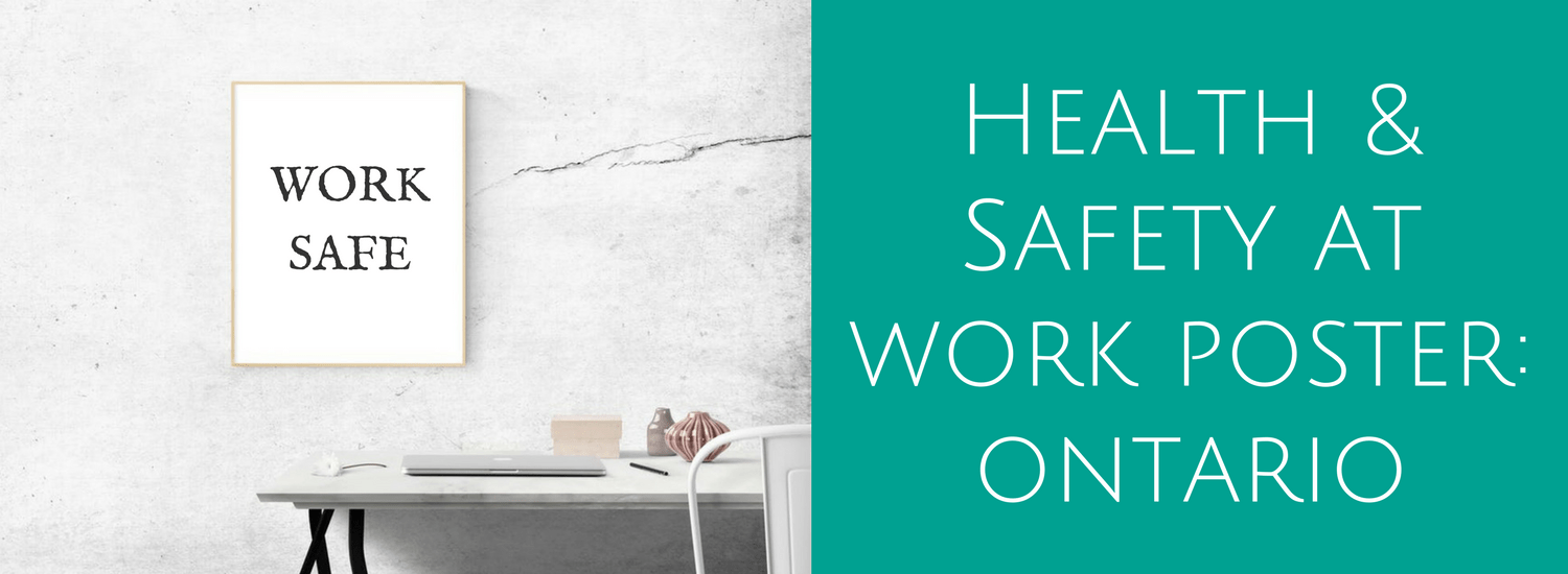 Health And Safety At Work Poster Ontario ACUTE