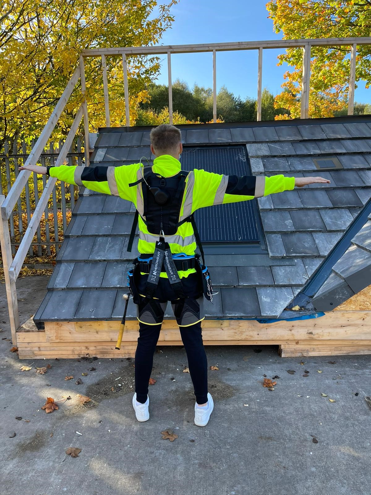 A.C. Whyte Roofing Apprentice takes part in CSIC Exskallerate Project