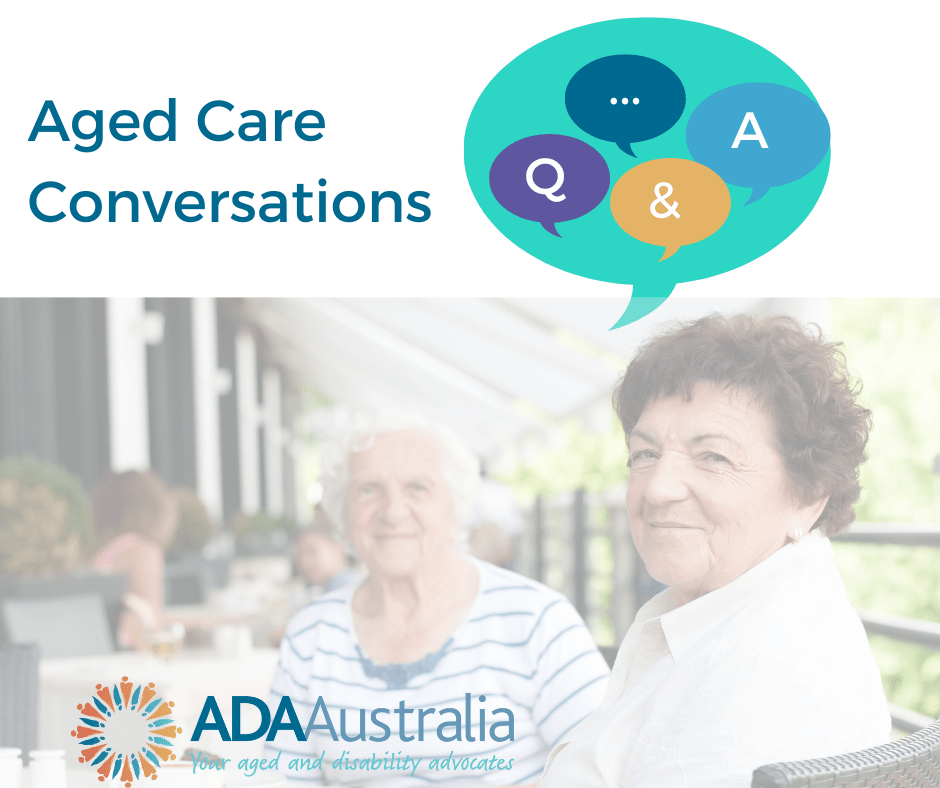 Aged Care Conversations Ingham ADA Australia