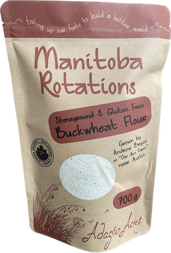 Organic Buckwheat Flour (700g) Adagio Acres