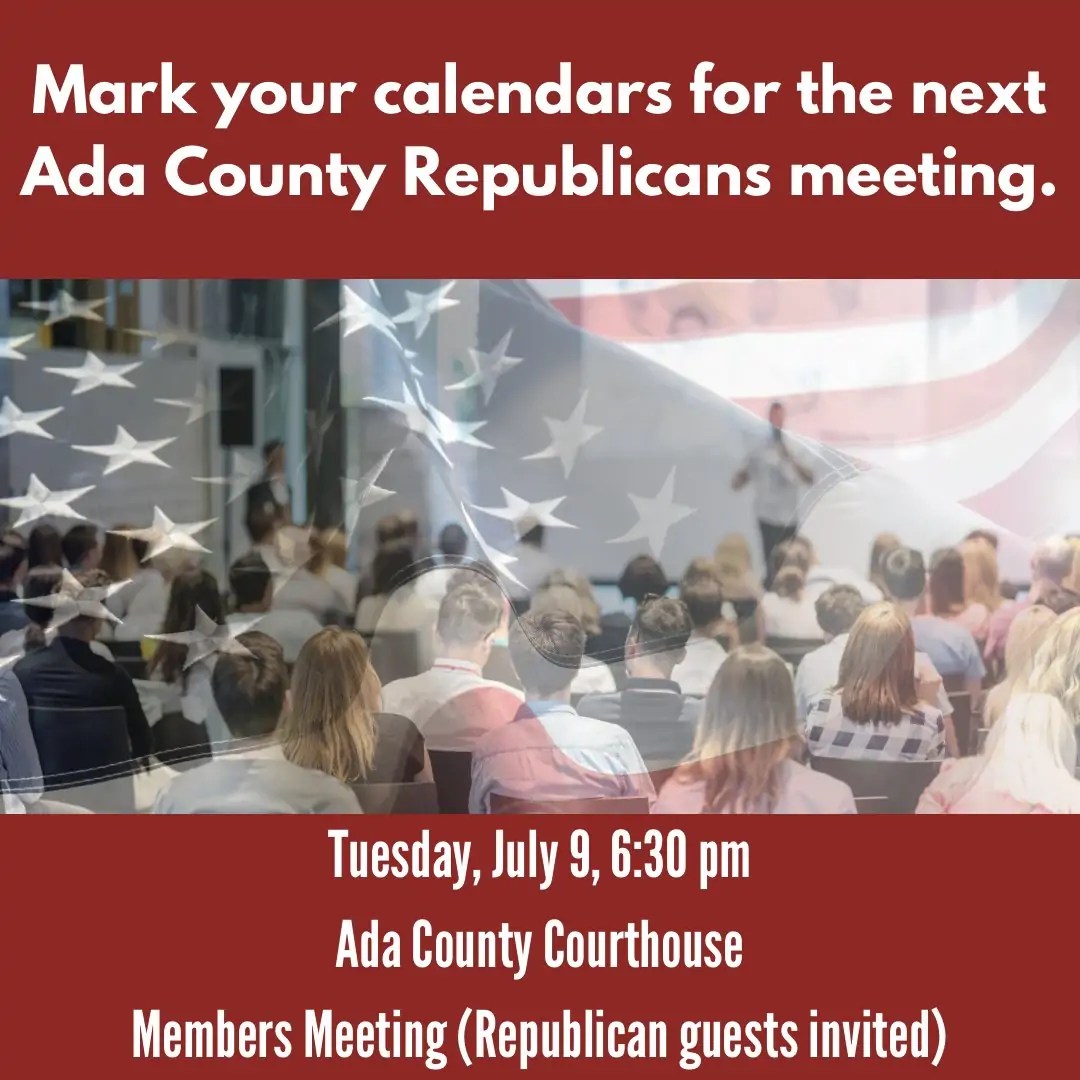 PRESS RELEASE ACRCC Meeting Schedule Updates Ada County Republican Party(05)