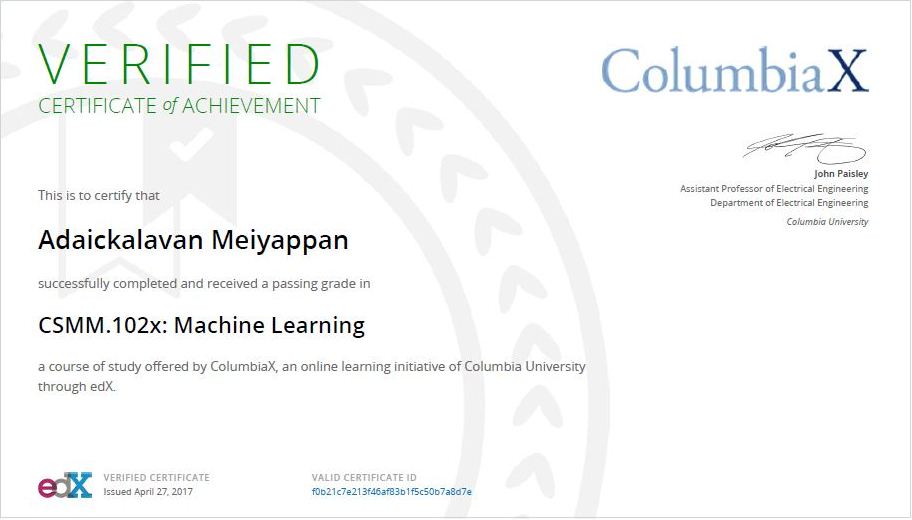 Edx Machine Learning Certificate Quantum Computing Edx Machine Learning Certificate Quantum Computing