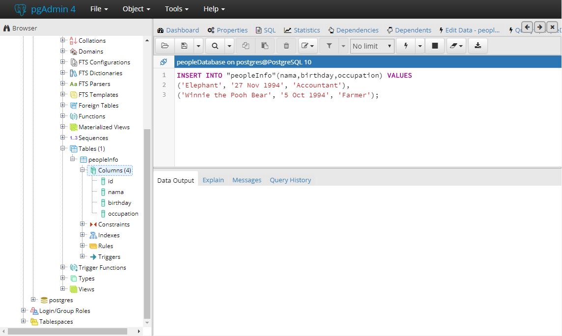 Golang  Application with PostgreSQL Signal Processing, Modeling