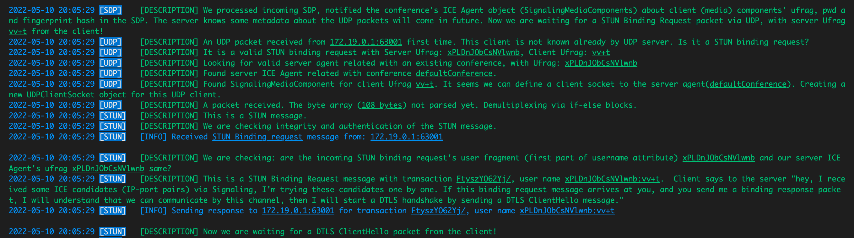 STUN BINDING REQUEST FROM CLIENT RTC Nuts and Bolts