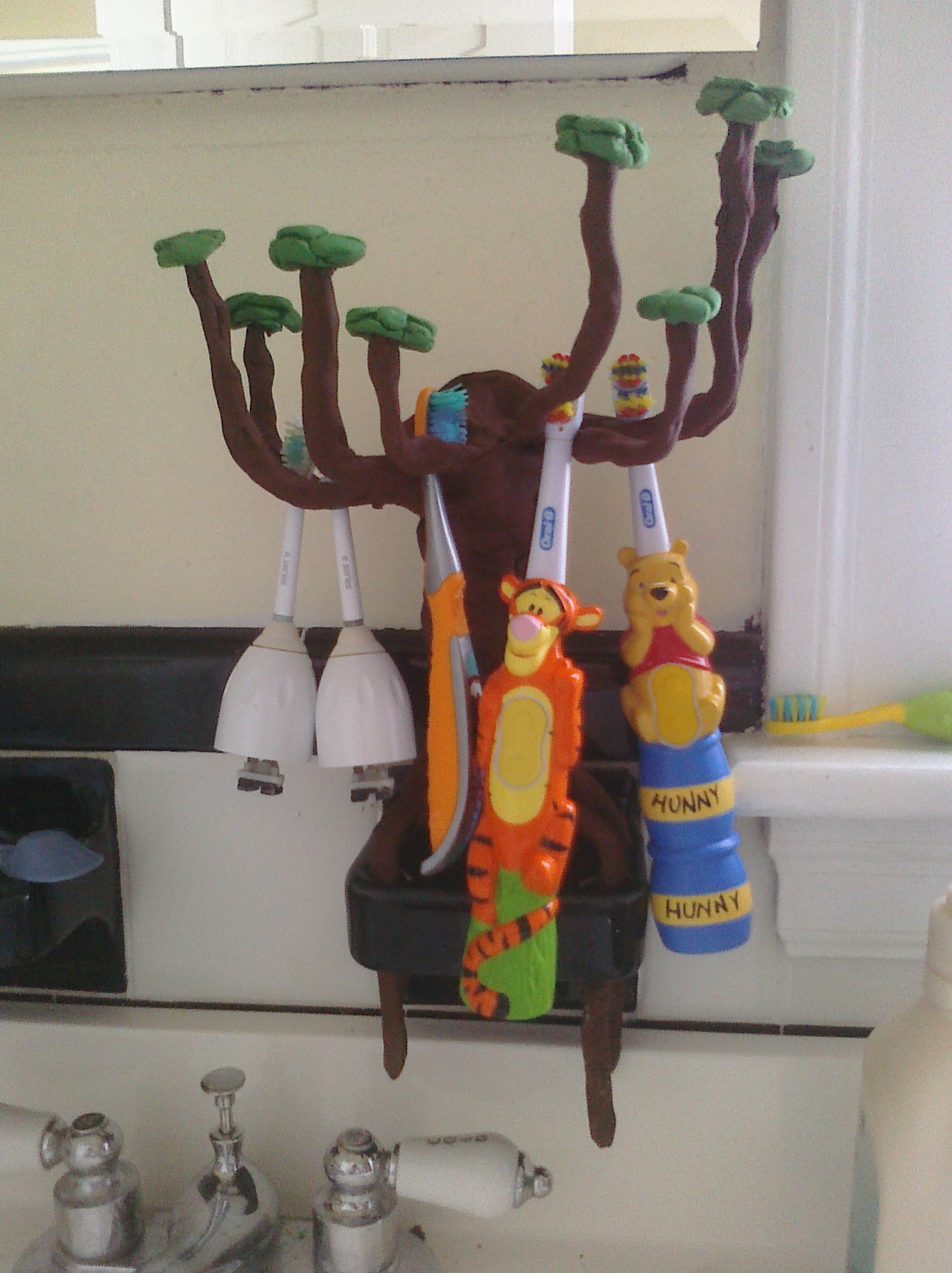 Tree Toothbrush Holder Adam Young's  Log