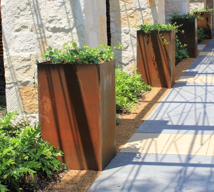 7 Metal Planters Award Winning Contemporary Concrete Planters and