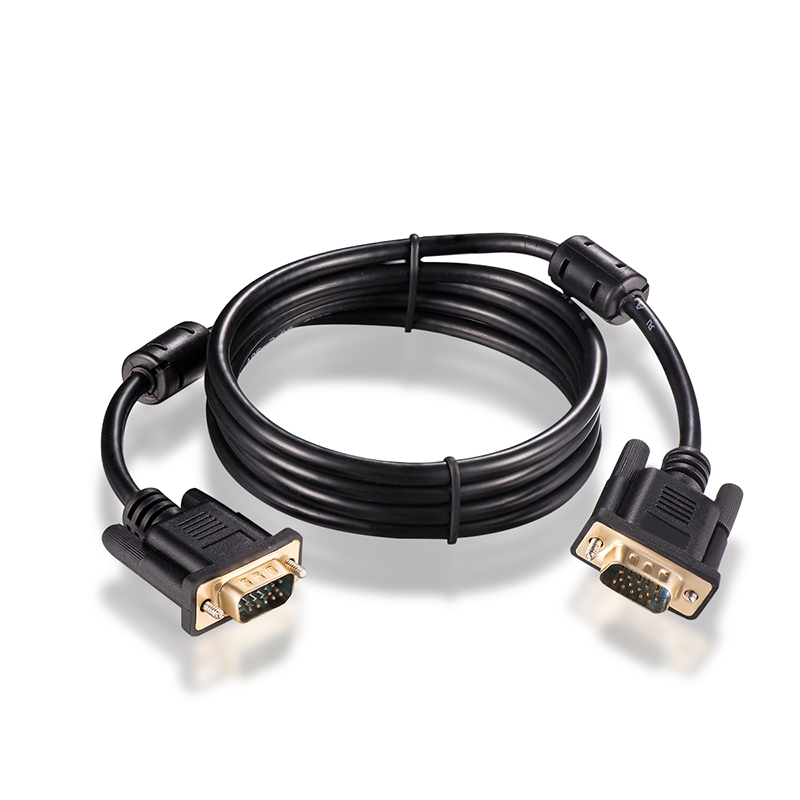 male to male vga cable male to male vga cable with ferrite cores