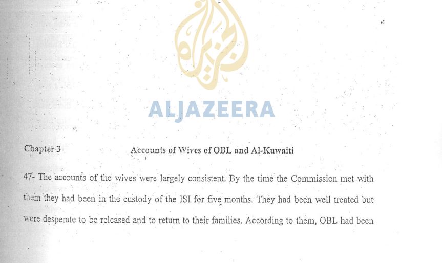 The Abbottabad Commission (Accounts Of Wives Of Bin Laden & AlKuwaiti