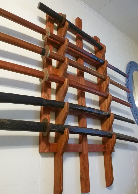 Six Sword Katana Rack Stand Absurd Projects