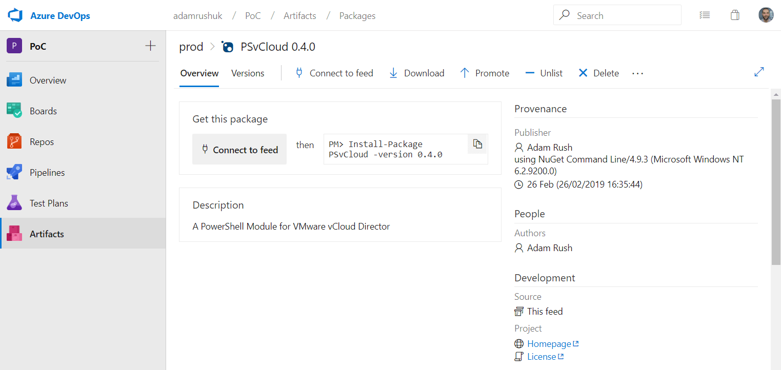 An Example Azure DevOps Release Pipeline for PowerShell modules The