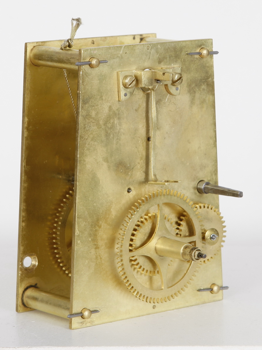 Hatch Rosewood Keyhole Weight Driven Regulator Clock North Attleboro Mass C. 1870 Adams Brown