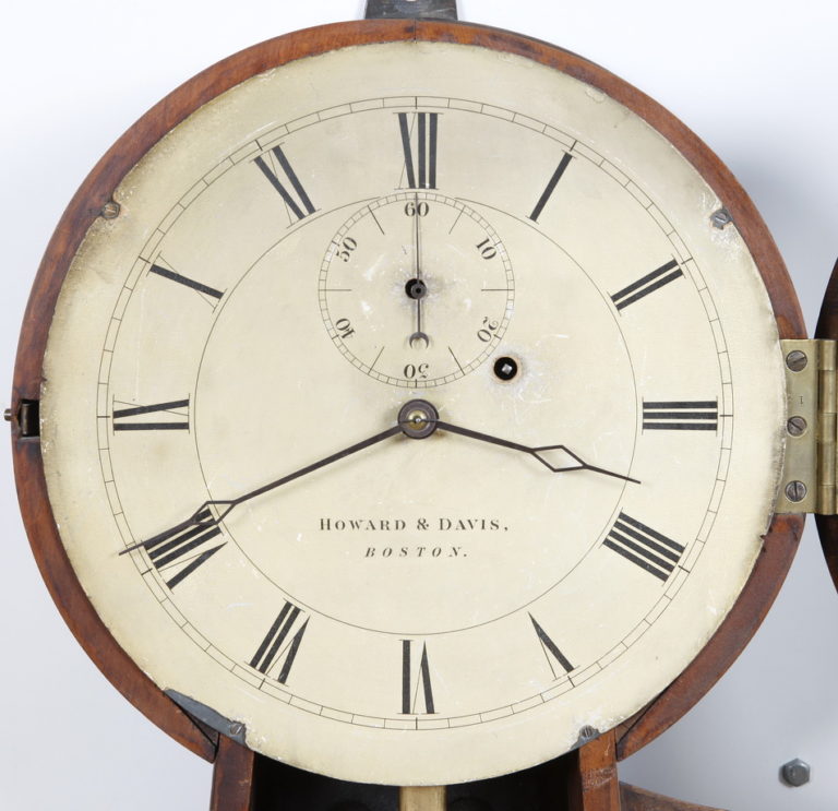 Howard & Davis Boston, C. 1850 No. 1 Weight Driven Regulator Banjo