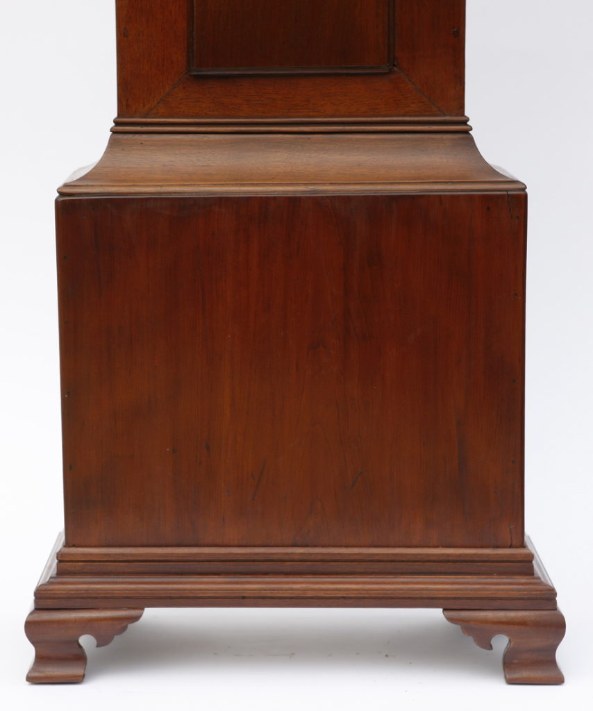 John Fisher YorkTown Pennsylvania 8day Brass Dial Chippendale Tall