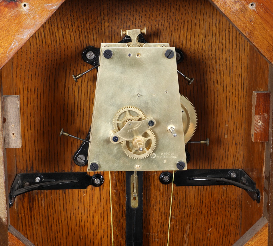 Seth Thomas No. 3 Railroad Regulator Weight Driven Clock for Ball Watch